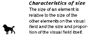 16 Characteristics of size