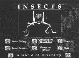 Insects - Main menu